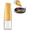 YARRAMATE Dispenser Automatico per Olio d'Oliva Da Cucina, 500 Ml, Bellissimo Contenitore per e Aceto,Per, per Salsa Di Soia (arancione)