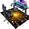 Atemrdsye Tappeto Sedia Gaming, Tappeto Sedia Ufficio, Tappeto Salvapavimento Antiscivolo, Tappeto per Sedia con Ruote, Tappetino per Sedia da Scrivania, Tappetino Protettivo per Pavimenti Duri 90 x 120 cm