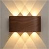JaneYi Applique da Parete LED 6W 3000K Bianco Caldo IP65 per Interni ed Esterni