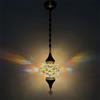 Yjmgrowing Lampada a Sospensione in Mosaico Turco da 7 Pollici, Lampade da Soffitto Marocchine, Lampadario Bohemien per Ingresso, Cucina, Soggiorno, Balcone, caffè, Bar,Giallo