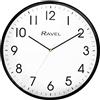 Ravel - Orologio da Parete moderno per Ufficio e Cucina da 40 cm - Quarzo analogico - RWC.40.3 - Nero