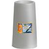 EffeDecor Porta Ombrelli da Interno Esterno in Plastica Resistente Colorazione Assortita Ø19 x h 48 Design Moderno a Forma Conica Ideale per Casa,Ufficio Negozi
