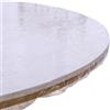 JINGIHE Tovaglia trasparente, trasparente, pellicola protettiva per tavolo, rotonda, con elastico, impermeabile, lavabile, per interni ed esterni, adatta per tavoli da 114-142 cm