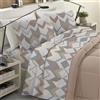 BANZAII TEXTILE INNOVATOR ONLINE Banzaii Completo Lenzuola Singolo Invernale in Flanella Felpate 100% Cotone Anti-Pilling 1 Piazza Atena Beige