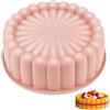 EXIN DEHCEN Stampo Silicone Torta, 20cm Stampi in Silicone Rotondi, Stampo Torta