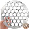 EXIN DEHCEN Stampo per Pelmeni, 37 Fori Stampo Gnocchi | stampo per Ravioli in Lega di Alluminio, Macchina per Ravioli, per Cucina Fai Da Te, Feste di Famiglia e Picnic