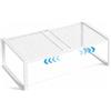 YushengTai Mensole regolabili per armadio, mensole espandibili, mensole per armadi, armadi, armadi, cucina, bagno, larghezza 35 cm, altezza 31 cm, lunghezza regolabile 38-62 cm (Bianco)