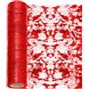 Swpeet 11x354 pollici rosso paillette Glitter tavolo Runner, Glitter Foil metallico maglia sottile Decor Rolls, Tavolo rosso Runner, scintillante foglio, pezze centrali decorazioni per la festa