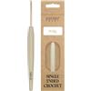 Knitter's Pride Pearl Uncinetto in Alluminio 2,25 mm - Beige/Argento