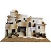 arkamii Presepe Artigianale in Stile Arabo, 50 x 40 x 33 cm, Capanna Decorativa Fatta a Mano, Prodotto in Italia (AC Style 2)