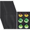 BENECREAT Fursuit Eye Mesh, 10 fogli di rete in PVC nero, 30 x 22 cm, impermeabile, stampabile, per cosplay Furries, bambole d'arte, sculture, oggetti di scena, abiti in pelliccia, fai da te