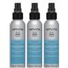 Apivita Tonico viso al Tè Greco Di Montagna e Aloe Idrata, Lenisce, pelle sensibile, no alcool 3x100 ml Soluzione