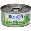 Monge Supreme Senior Tonno Con Riso Integrale Matcha Tè Verde Gatti Anziani 5x80 g Mangime