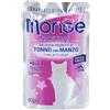 Monge Natural Pezzetti Di Tonno Con Manzo Gatti Adulti 4x80 g Mangime