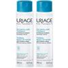URIAGE Acqua micellare termale pelle normale o secca, viso, deterge, strucca, ammorbidisce 2x250 ml Gel detergente