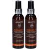Apivita Olio-Latte Detergente Micellare per Viso Occhi e Labbra rimuove il trucco waterproof 2x150 ml