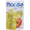 Monge Supreme Sterilised Tonno Con Quinoa e Zucca Gatti Sterilizzati 4x80 g Mangime