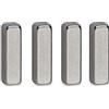 MAUL Magneti al neodimio argento extra forti 2 kg 4 pezzi | tenuta affidabile, formato sottile per spazi stretti, uso fronte retro, presa pratica su metallo