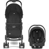 Joie I‑Juva Reisesystem, i‑size R129 - Sistema Travel, ISOFIX o cintura per auto, leggero, dalla nascita fino a circa 12 mesi (40 - 75 cm), Shale