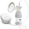 Nuvita Materno Smart 1287X - Tiralatte Elettrico Singolo Ricaricabile a 3 Fasi - inclusi: 5 sacchetti per latte, 1 adattatore per collegare il tiralatte ai sacchetti, 10 coppette assorbilatte