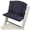 BambiniWelt by Rafael K. BAMBINIWELT - Set di cuscini di ricambio per seggiolone, con riduttore compatibile con STOKKE Tripp Trapp, per seggiolone, stelle marine