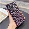QIWEIQING Custodia per iPhone 13 Pro Max Glitter Trasparente Ragazze Donne, Cover Magnetica Telefono Scintillante Antiurto Protezione Fotocamera Cover per iPhone 13 Pro Max. Purple BW