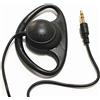 Saidbuds 50 pacchetti di auricolari morbidi con gancio laterale singolo Mono Earbud a forma di D auricolare per guida turistica Sistema ricevitore Tablet Laptop PC Skype YouTube MP3/4 DVD (Spina stereo)