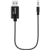 Générique Adattatore audio Usb Presa Jack 3,5 Mm, Adattatore Usb Presa Audio, Cavo Adattatore Per Auto Wireless Aux 3,5 Mm, Ricevitore 4.2, Musica Hi-Fi, Cavi Di Presa Audio Stereo Per Auto, C