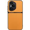 Kepuch Cover per Honor 400 Pro (Intl) - Custodia Case Piastra Metallica Incorporata Litchi Grano - Giallo