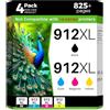 Q-image 912XL Cartucce d'inchiostr Compatibile con HP 912XL Cartucce con HP 912 XL