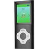Vikye Lettore MP3, Lettore Musicale Portatile con Schermo LCD da 1,8 Pollici Supporto Registrazione Radio FM, Supporto per MP3, WMA, FLAC, APE, AAC, OGG, ACELP (Nero)