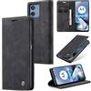 WJXEXRS Cover per Motorola Moto G54 5G, Custodia in Pelle Premium, Supporto Slot per Schede, Portafoglio Kickstand Flip Wallet Magnetica Custodie Porta Carte, Adatto per Motorola Moto G54 5G - Nero