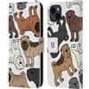 Head Case Designs Shar Pei Cinese Pattern Razze di Cani 4 Custodia Portafoglio in Pelle Compatibile con Apple iPhone 15 Plus