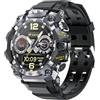 Rainbuvvy Smartwatch da uomo, touchscreen da 1,5 pollici, 4G LTE, 3GB+32GB, activity tracker, batteria da 1150 mAh, doppia fotocamera, WiFi, GPS, sistema autonomo (Argento)