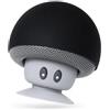 MONTY SOUL - Altoparlante Bluetooth Portatile Mini a Forma di Fungo - Cassa Wireless Compatta per Casa e Viaggio - Bluetooth 5.3 Portatile con Luci RGB (Mushroom 3W) (Nero)