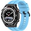 GIOPUEY Cinturini Compatibile con Huawei Watch Ultimate 2 2025, Morbido Silicone Cinturino [Resistente all'Usura] [Traspirante] - Sky Blue