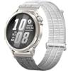 GIOPUEY Cinturini Compatibile con Huawei Watch GT Runner 2/GT6/5/4 46mm, Cinturino in Morbido Nylon Intrecciato [Unisex] [Traspirante] - Grey
