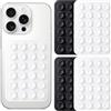 Ainiv 4PCS Ventosa Telefono, Ventose in Silicone, Impugnatura Adesiva ad Alta Potenza di Aspirazione, Supporto Antiscivolo in Silicone per Selfie e Video, per Superfici Lisce