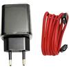 Razanmo Caricabatterie originale compatibile con UMIDIGI Bison, F1, Power 3 adattatore CA per ricarica rapida per telefono + cavo USB