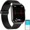 newgen medicals Smarte Fitness-Uhr mit EKG-, Blutdruck- und Körpertemperatur-Anzeige ZX5602