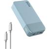 NOBIS 90W Power Bank 20000mAh con Ricarica Rapida per Laptop | Fast Charging Powerbank con 4 Porte (2C+2A) Display LED, Compatibile con Notebook, Tablet, Smartphone e Steam Deck