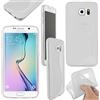 ebestStar - Cover Compatibile con Samsung S6 Galaxy SM-G920F, G920 Custodia Protezione S-Line Design Silicone Gel TPU Morbida e Sottile, Trasparente [Apparecchio: 143.4 x 70.5 x 6.8mm, 5.1'']