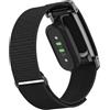 GIOPUEY Cinturini Compatibile con Google Fitbit Air, Cinturino in Morbido Nylon Intrecciato [Unisex] [Traspirante] - Black