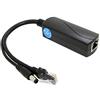 Revotech Splitter Poe Attivo 12V/2A Spina DC 5,5 * 2,5mm, Uscita da 48V Poe a DC 12V/2A, 10/100Mbps Conforme a IEEE802.3af/at, Adattatore Poe per Telecamera IP Non Poe (PS5712AT)