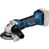 Bosch Professional 060193A300 GWS 18 V-LI Smerigliatrice Angolare, 10000 Giri/min 11.5 cm, Solo, Carton, 2.3 kg