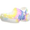 Crocs Classic Platform Tie Dye Graphic Clog W