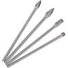 Mesee Set di 4 frese rotanti in carburo di tungsteno, lunghe 15,2 cm, a doppio taglio, con lime con gambo da 6 mm, kit di strumenti per fai da te, lavorazione del legno, intaglio del metallo