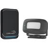 CASAcontrol per gatti: Sensore di passaggio e movimento wireless, campanello a batteria, 38 melodie di campanello (tester continuità, batteria per sensore passaggio, infrarosso)