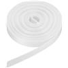 QUARKZMAN Cinghia Per Tapparelle 6 m, 14mm, Per Tapparelle, Avvolgibile a Vite, Montaggio Superficiale, Per Porte, Finestre, Tapparelle, Nastro Per Cinghia, Veneziane, Tapparelle, Bianca