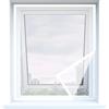 ACJSDGL Finestra zanzariera 55x140cm BiancoZanzariera antizanzare Nastro a Strappo autoadesiva porta balcone porte esterne per finestre di ville